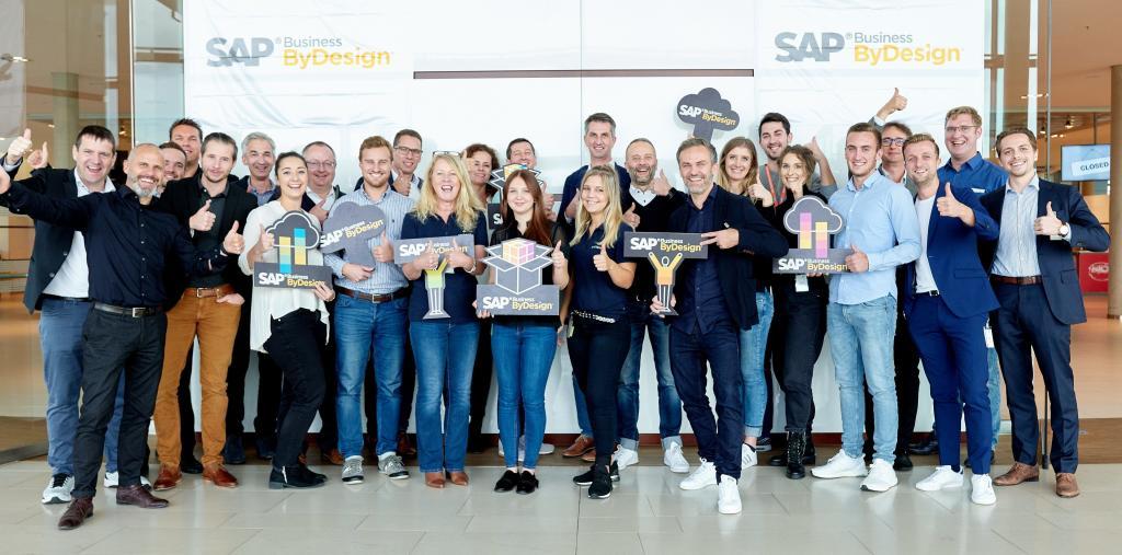 Gruppenfoto vom SAP Business ByDesign Experience Day in Walldorf