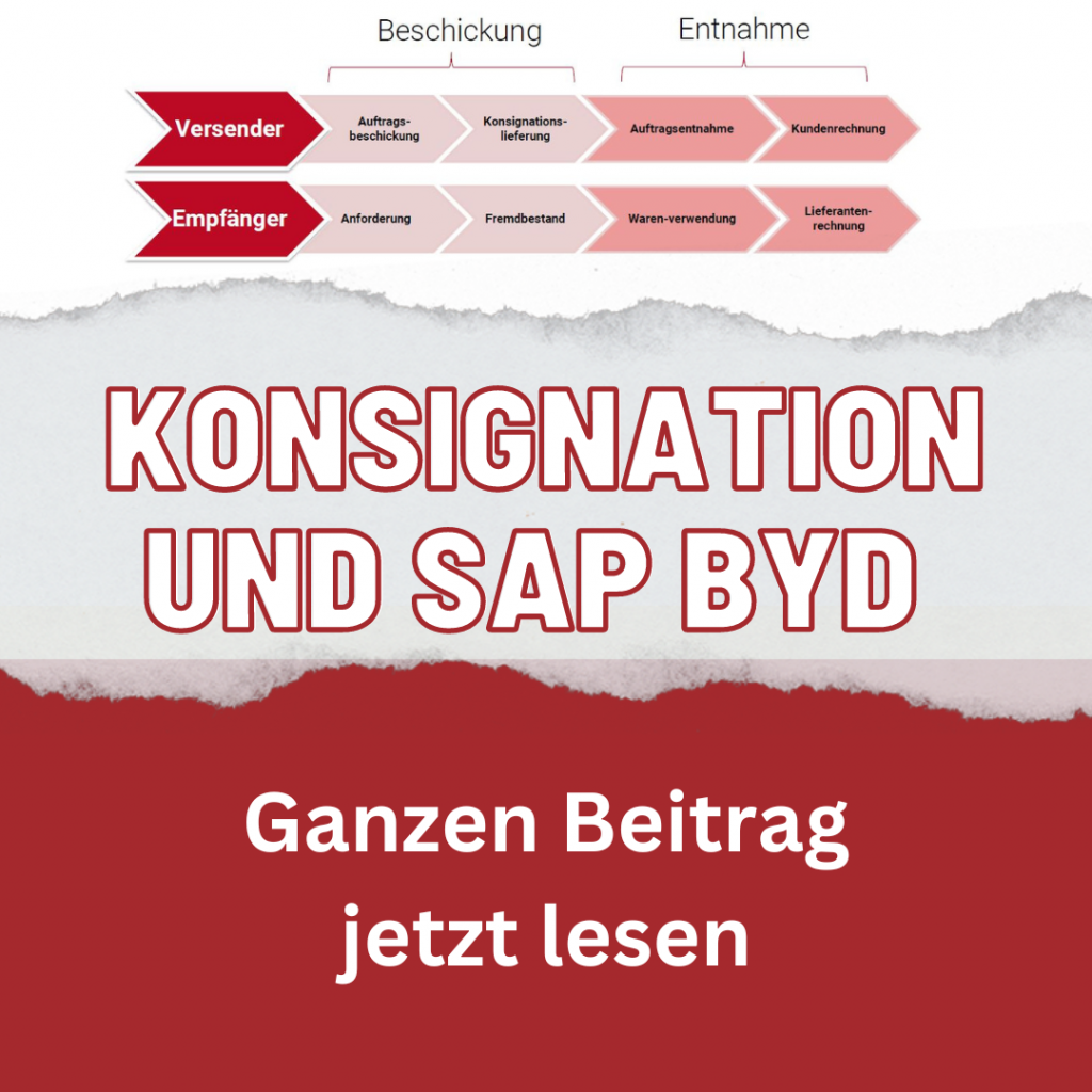 Konsignation SAP BYD